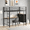 Black/Twin Size, variant on Zimtown Twin Loft Bed with Desk and LED, 7-Drawer Bunk Bed Frame for Storage, Space-Saving Bedroom Furniture, Black