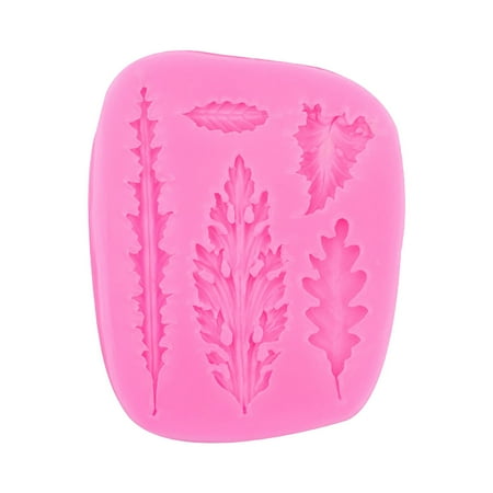 

Labakihah cake mold Decorative Classical Leaf Collection Silicone Fondant Cake Tool Chocolate Mould DIY Clay Tool Pink And Grey
