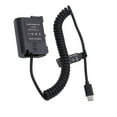 thumbnail image 3 of Batería externa ficticia tipo C totalmente decodificada con cable de resorte EN EL15 para cámaras D810, D850, Z5, Z6, Z6II, Z7 y Z7II., 3 of 14