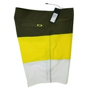 Men's Oakley Color Block Board Short Blazing Yellow 21 Inches - Size 40