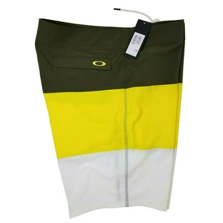 Men's Oakley Color Block Board Short Blazing Yellow 21 Inches - Size 40