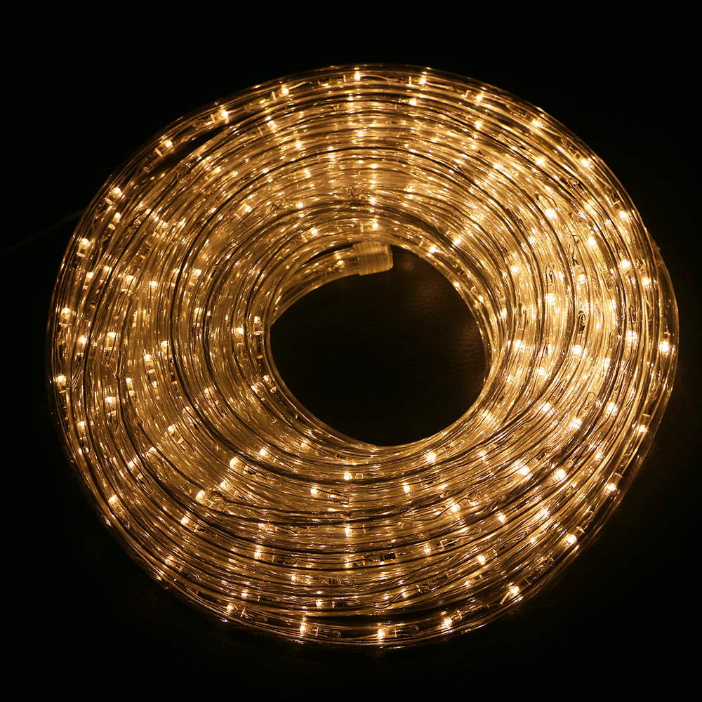 50/100/150FT LED Rope Light Strip Indoor Outdoor Waterproof Decorative Lights 