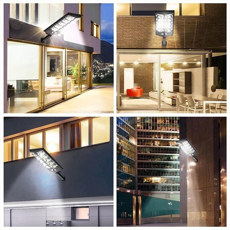 Commercial 1000000LM LED Outdoor Dusk to Dawn Solar Street Light Road Area Lamp