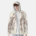thumbnail image 2 of Wukai Cowboys Riding Horses In Desert for Adult Long-sleeved Sun Protection Clothing, Zippered Hooded Sports Sun Protection Clothing, Unisex-Medium, 2 of 7