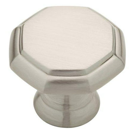 Liberty Hardware PN0292C-C Knobs Octagon Cabinet Hardware Geometric ;Satin Nickel