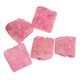 thumbnail image 1 of Collares y pulseras de piedra para manualidades, con cuentas de ágata natural de forma cuadrada de 10 mm. Rosado, 1 of 9