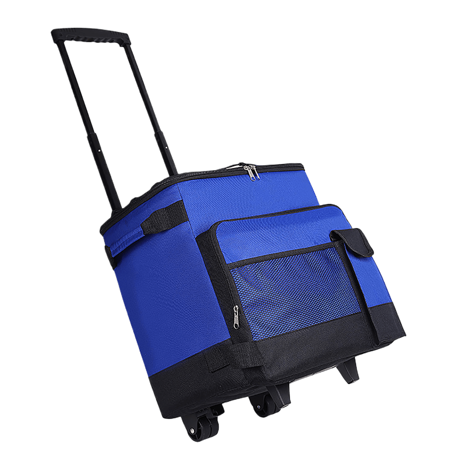 Portable Cooler with Wheels and Handle Collapsible Rolling Cooler Leakproof Insulated Soft Cooler Bag for Beach Camping Patio Travel Outdoor Ball Fields