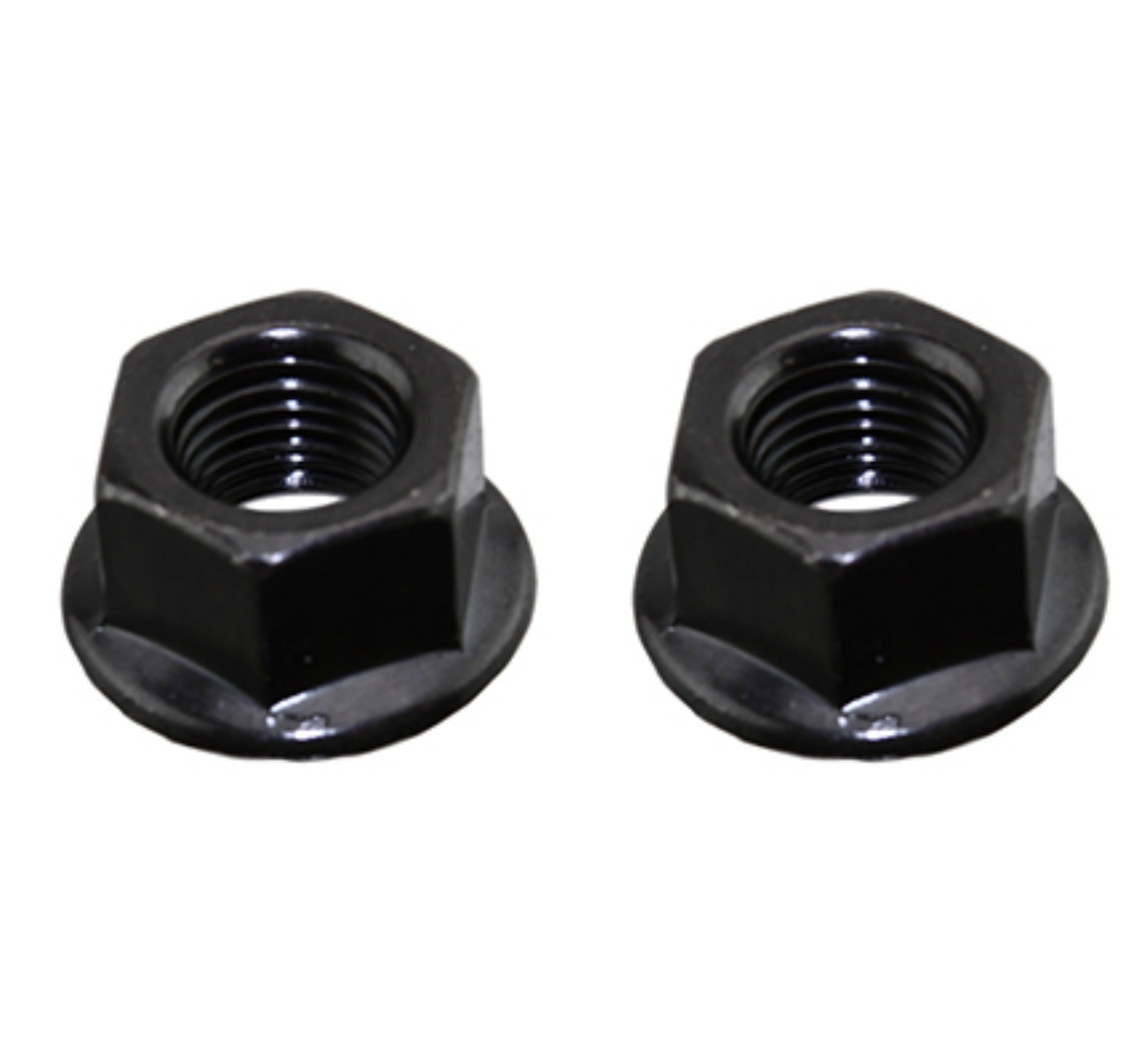 2 Hub Axle Nuts 3/8 x 24t Coaster Black. Set of axle nut. Pair of axle nut.