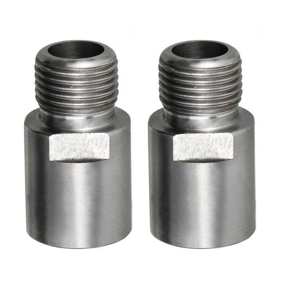 GOOHOCHY Bike Pedal Extension Pedal Adapter Silver 1 Pair For Mountain Biking