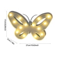 Butterfly Marquee Light LED Night Light, Battery Operated Wall Decor ...