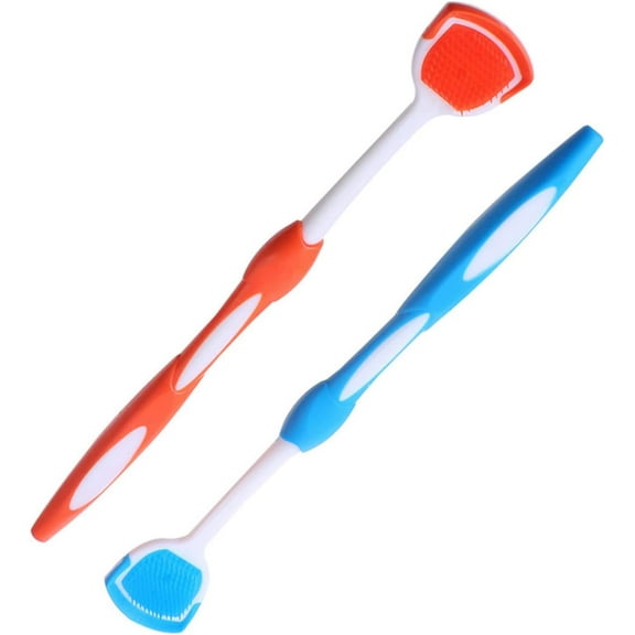Tongue Cleaner 2Pcs s Brushes for Adult Tongue Scrapers Tongue Scrubbers Adult Tongue Brushes Tongue Scraper