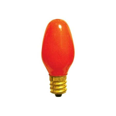 

Bulbrite - Incandescent light bulb - shape: C7 - E12 - 7 W - orange