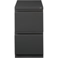 thumbnail image 3 of Cooper 2-Drawer Modern Metal Mobile Pedestal File Cabinet in Charcoal, 3 of 6
