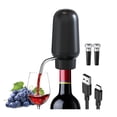 thumbnail image 2 of Electric Wine Pourer, Rechargeable Wine Aerator with 2 Wine Stoppers, Portable 1-Button Automatic Wine Aerator, 2 of 9