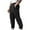 Black, variant on Inleife Mens Pants Men Color-Matching Pockets Corset Pull Rope Fashion Casual Comfort Pants