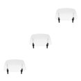 thumbnail image 1 of Transemion Riding Comfort Durable Adjustable Clip-on Motorcycle Wind Deflector Extension Spoiler Stability Easy To Install Transparent 3Set, 1 of 6