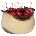 thumbnail image 3 of Lipper International Acacia Rustic Tulip Serving Bowl with Bark Edge Small, 3 of 4