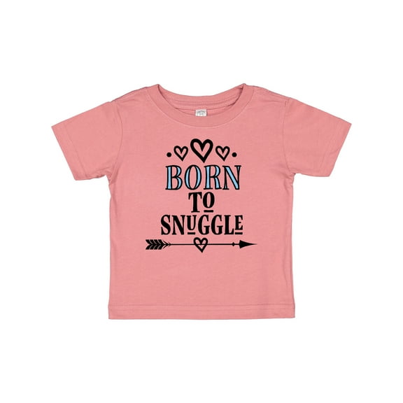 Inktastic Born to Snuggle Boys or Girls Baby T-Shirt