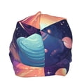 thumbnail image 4 of Disketp Planet Pastel Galaxy Unisex Knit Hats Beanies Hats for Men Women Winter Beanies Men's Women's Knit Cuffed Beanies Hats Beanie, 4 of 7
