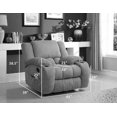 Dorel Living Dayton Standard Faux Leather Swivel Glider Recliner