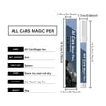 thumbnail image 5 of YiJuHui 1pcs Car Paint Scratch Repair Pen - 2-in-1 Touch Up Paint for Cars, Quick Fix for Clear Coat & Deep Scratches, Professional Automotive Scratch Remover Kit, Application for Car Maintenance, 5 of 9