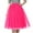 Hot Pink, variant on Midi Skirts for Women Casual Cute Classic Elegant Solid Green Performance Skirt with A Line Design Beige One Size