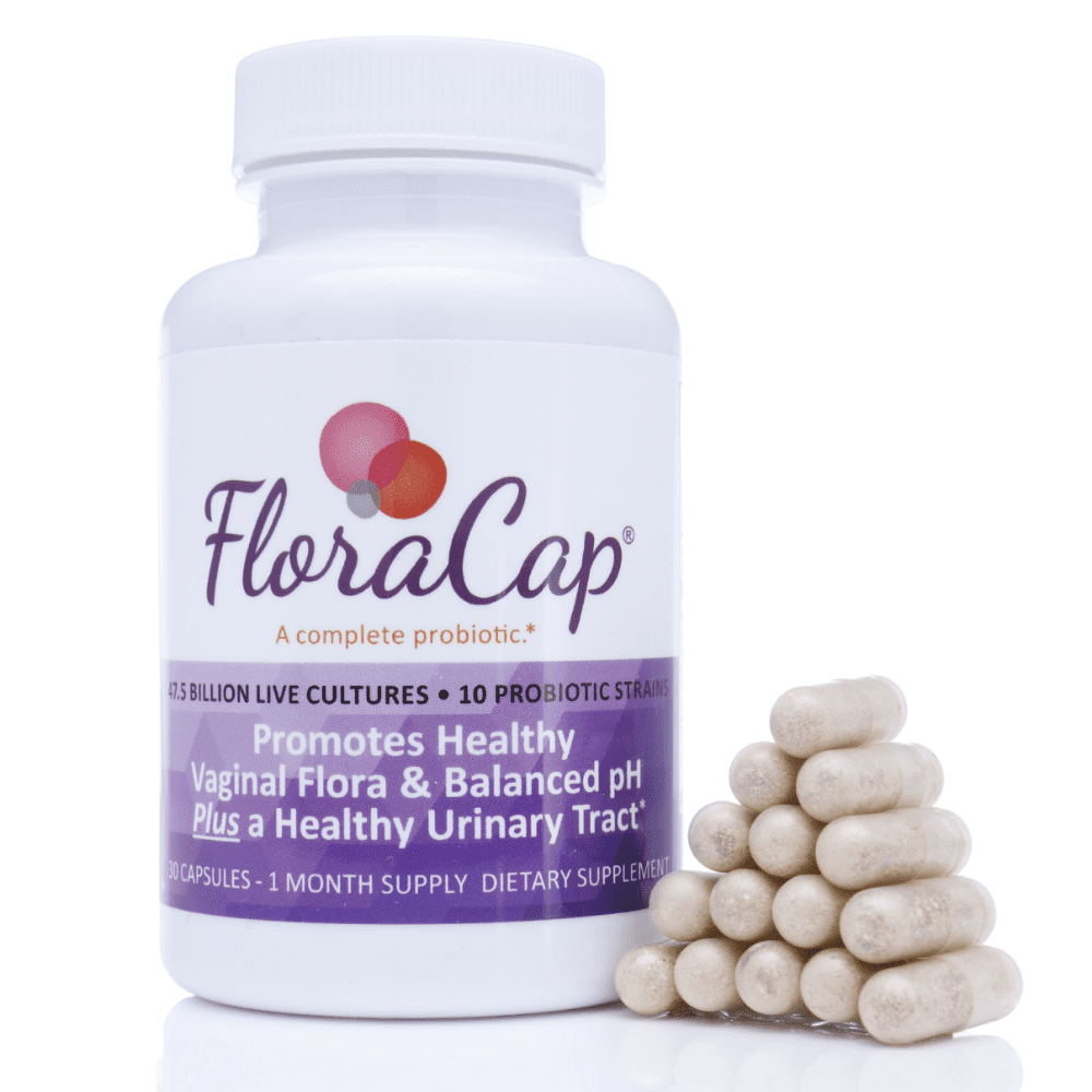 FloraCap Probiotic for Women Feminine Health Promotes Healthy Vaginal