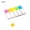 #3-Multicolor【1x Sticky Note】, variant on Shaped Paper Sticky Notes, Matte Finish Adhesive Sheets, Decorative Reminders for Desk or Notebook, Fun Holiday Office Supply, Topliu