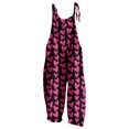 thumbnail image 1 of B91xZ Womens Wide Leg Jumpsuits Spaghetti Strap Loose Overalls with Pocket One Piece Rompers,Yellow S, 1 of 4