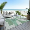 thumbnail image 6 of Addison Rugs Chantille Indoor/Outdoor Transitional Mid Century Green Washable Rectangle Rug, 10' x 14', 6 of 6
