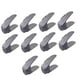 thumbnail image 4 of Organizador de ranuras para zapatos para armario Zapatero para zapatos planos sandalias tacones altos Gris, 4 of 9