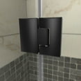 thumbnail image 3 of DreamLine Prism Plus 36 in. x 74 3/4 in. Frameless Neo-Angle Shower Enclosure in Satin Black with Black Base, 3 of 18