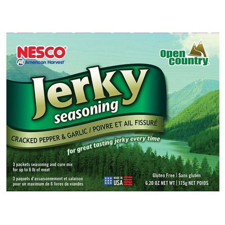 - Nesco BJG-6 Jerky Spice Works, Cracked Pepper & Garlic