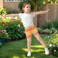 thumbnail image 6 of joogoo Scales Yellow Girls Lined Shorts Bike Dance Bottoms 5T, 6 of 7