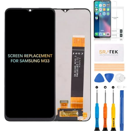 AMOLED Screen Replacement For Samsung Galaxy M33 SM-M336B SM-M336BU LCD Display Touch Digitizer Assembly Repair Parts(NOT TFT)