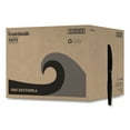 thumbnail image 2 of Boardwalk Heavyweight Polystyrene Cutlery, Knife, Black, 1000/Carton, 2 of 6