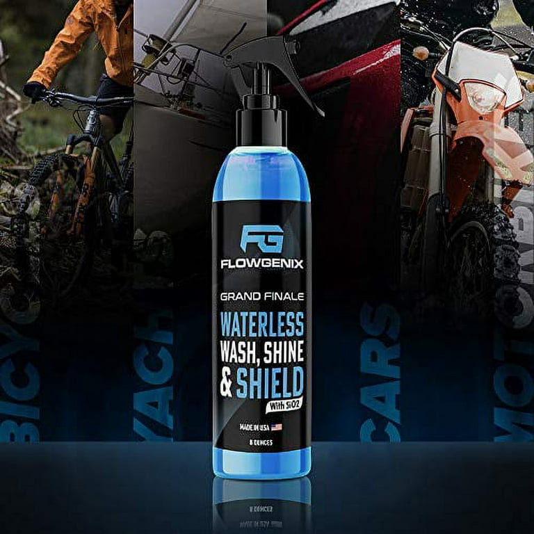 Flowgenix Waterless Car Wash Spray - Motorcycle Cleaner & Car Wax Polish  Detail Spray. Ceramic Coating for Cars. Best Cleaner & Quick Detailer Spray  to Make Your Car Shine - Venue Marketplace