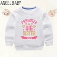 thumbnail image 2 of Anuncio de sudaderas para niños con estampado de "Me ascienden a hermana mayor" en 2024, ropa para niñas embarazadas y mamás, sudaderas con capucha para bebés y niños, 2 of 5