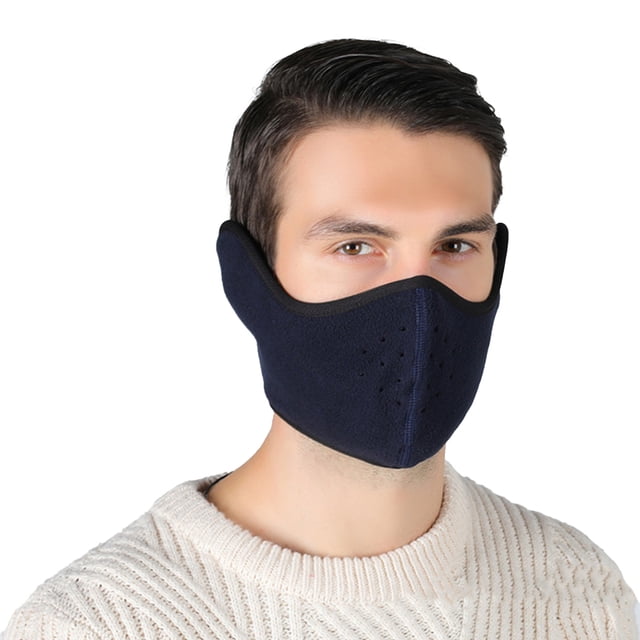 Máscara Deportiva De Invierno Equipo De Protección A Prueba De Viento Cubierta Facial Deportiva Gris Claro Vogacara OD019378-10