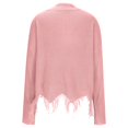 thumbnail image 5 of Women V Neck Knitted Sweater Casual Loose Long Sleeve Pullover Jumper Tops, 5 of 7