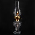 thumbnail image 3 of czcpp-Small Oil Lamp Chimney, 6.5 Inch Chimney Transparent Glass Shade for Clear Hurricane Kerosene Lamp Replacement (Small Flat Style), 3 of 4