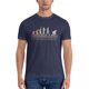 thumbnail image 1 of Camiseta esencial vintage divertida de bolos sobre césped, evolución del hombre, tops de talla grande, camisetas para hombre, camiseta extragrande, 1 of 7