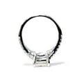 thumbnail image 3 of 1 1/3Ct Princess Cut Split Shank  Diamond Engagement Ring 14K White Gold, 3 of 3