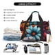 thumbnail image 5 of Fotbe Colorful Blooming Flowers Bolsa de Viaje con Estampado, Bolsa de Fin de Semana para Mujer con Compartimento para Zapatos, Bolsa de Gimnasio con Bolsillo Húmedo, 5 of 7