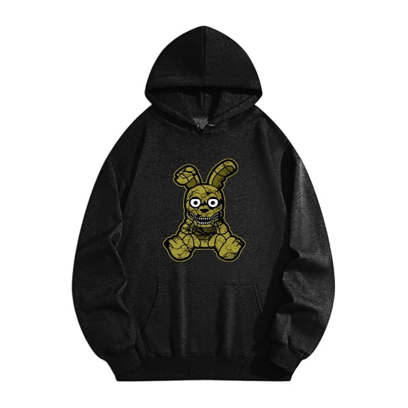 Five-Nights at Freddy Merch Mens Ultimate Heavyweight Pullover Hoodie Sweatshirt