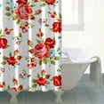 thumbnail image 5 of Waterproof Pioneer Shower Curtain 84x72 Inch Polyester Unique Colorful Floral Shower Curtain for Bathroom Hotel Home Decor with 12 Plastic Hooks, 5 of 5