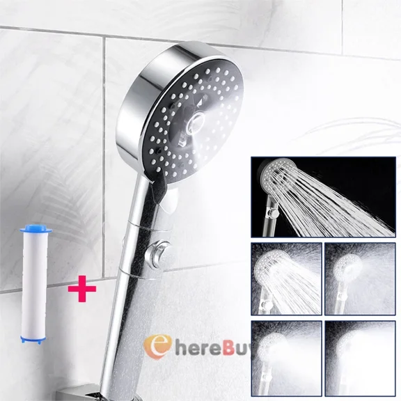 High-Pressure Shower Head, Multi-Functional Hand Held Sprinkler With 5 Modes New