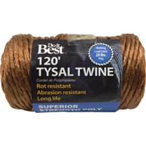 Do it Best Tools Polypropylene Twine - Durable - 5/64-Inch x 120-Feet, Brown