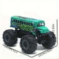 thumbnail image 6 of SUGARMOM [Top-Rated] 1pc Alloy Monster Truck School Bus Toy - Pull-Back Action  Big Wheels  Durable Plastic - Perfect for Halloween & Christmas Gifts, 6 of 7