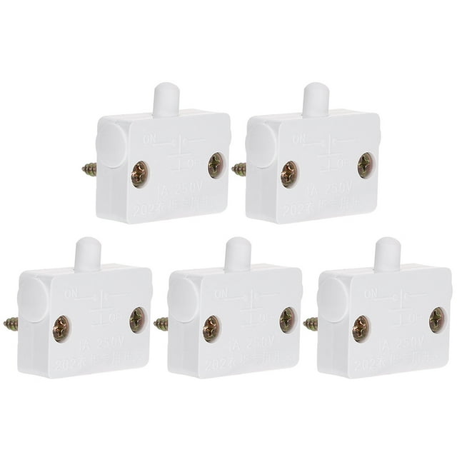 5pcs Door Switch Wardrobe Light On Off Switch For Cabinet Light Closet Lamp